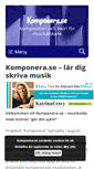 Mobile Screenshot of komponera.se